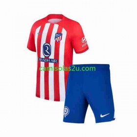 Camisolas de futebol Atlético Madrid 2 Criança Equipamento Principal 2023/24 Manga Curta